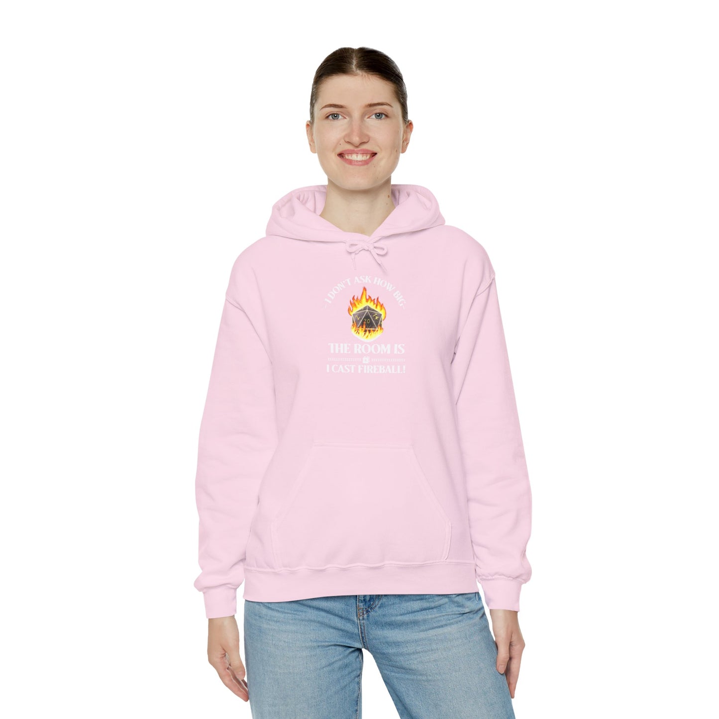 Hoodie - dnd Cast Fireball Design