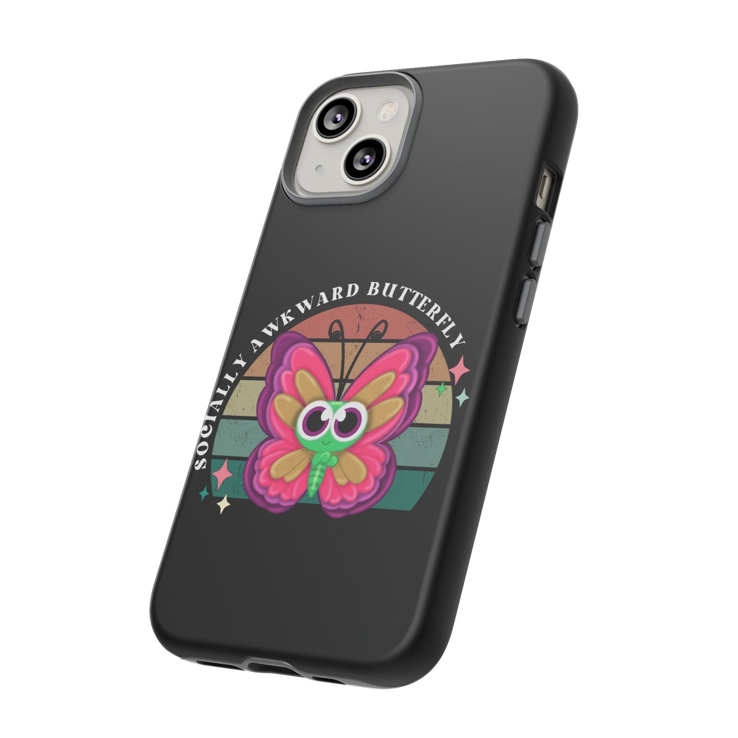 Socially Awkward Butterfly phone case Tough Cases