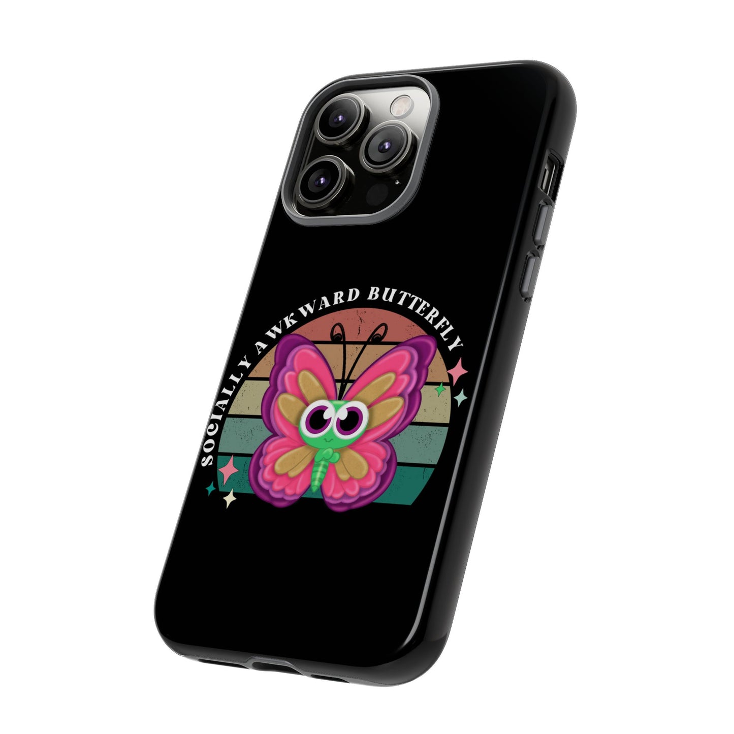 Socially Awkward Butterfly phone case Tough Cases