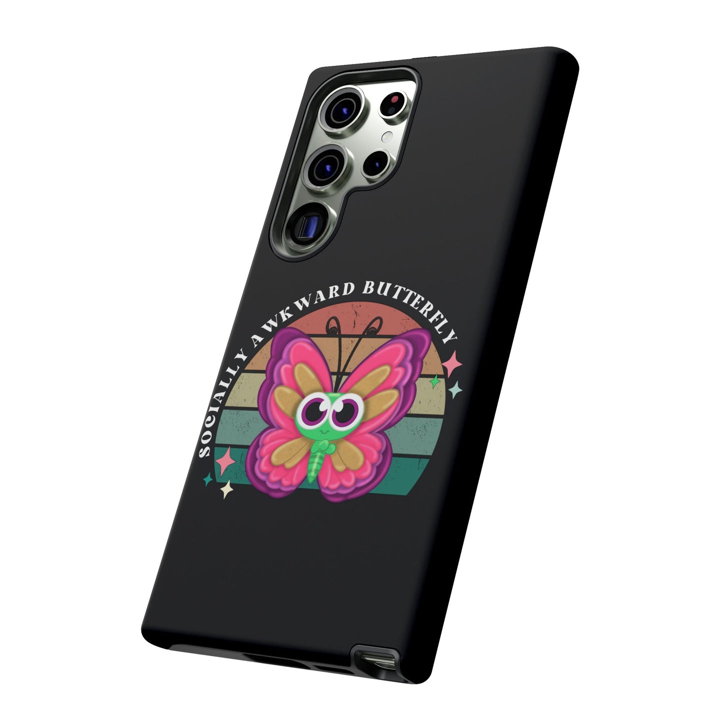 Socially Awkward Butterfly phone case Tough Cases