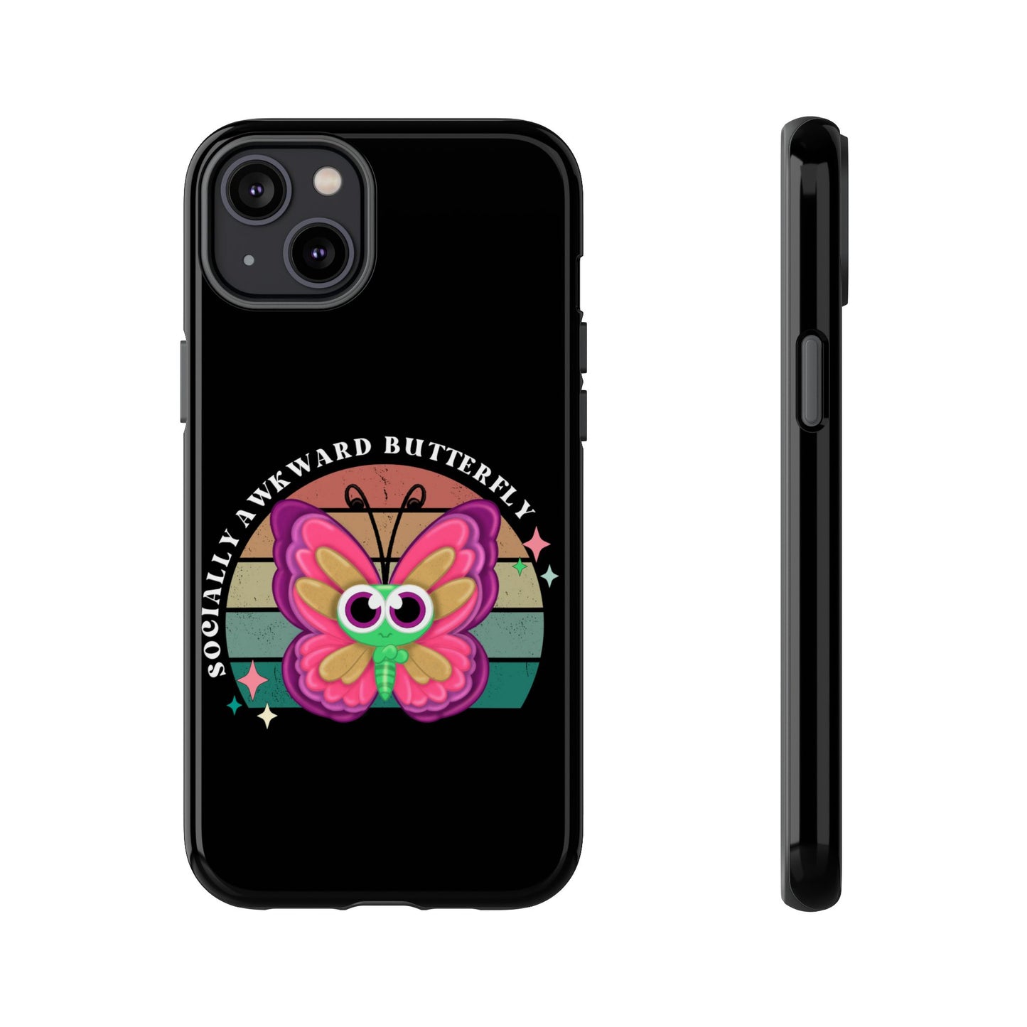 Socially Awkward Butterfly phone case Tough Cases