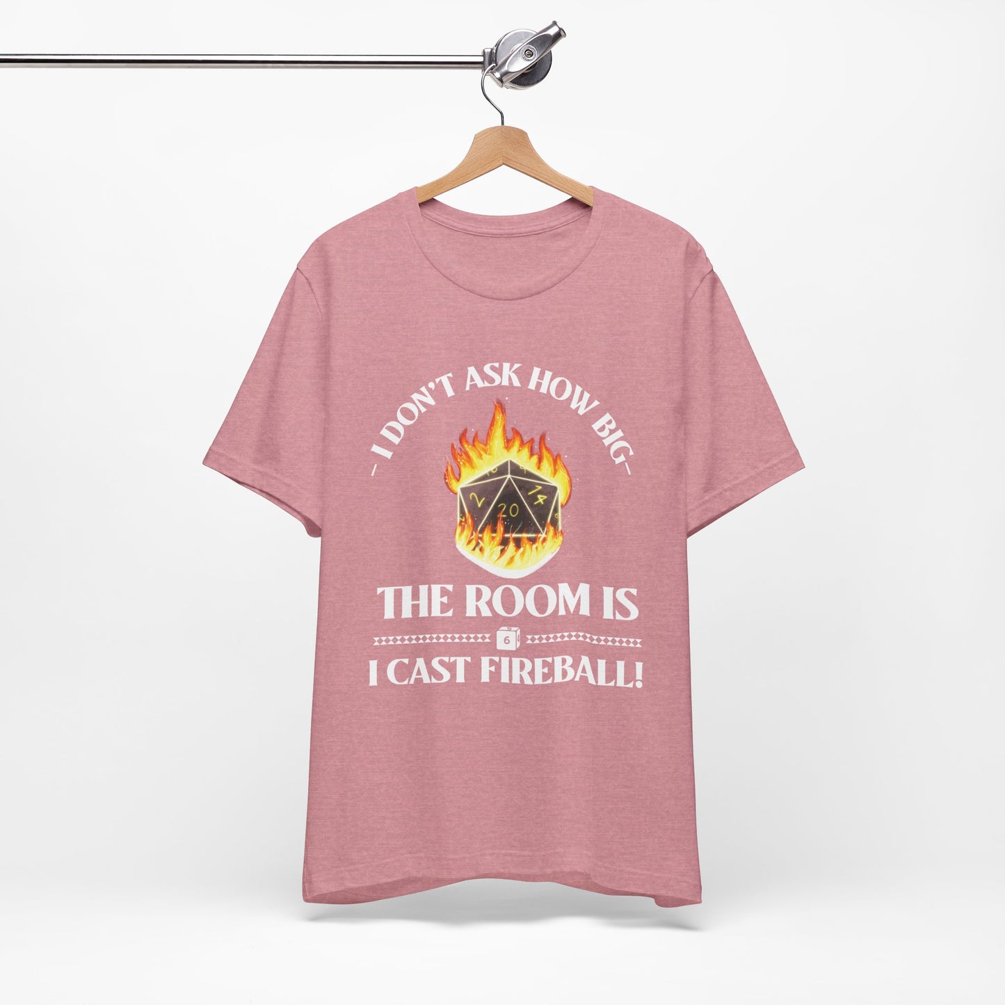 DnD, D&D, Cast fireball Unisex Tee, Introvert Meme Shirt, Funny Graphic Tee, Sarcastic T-Shirt, Humorous Top, Hilarious Quote Tee