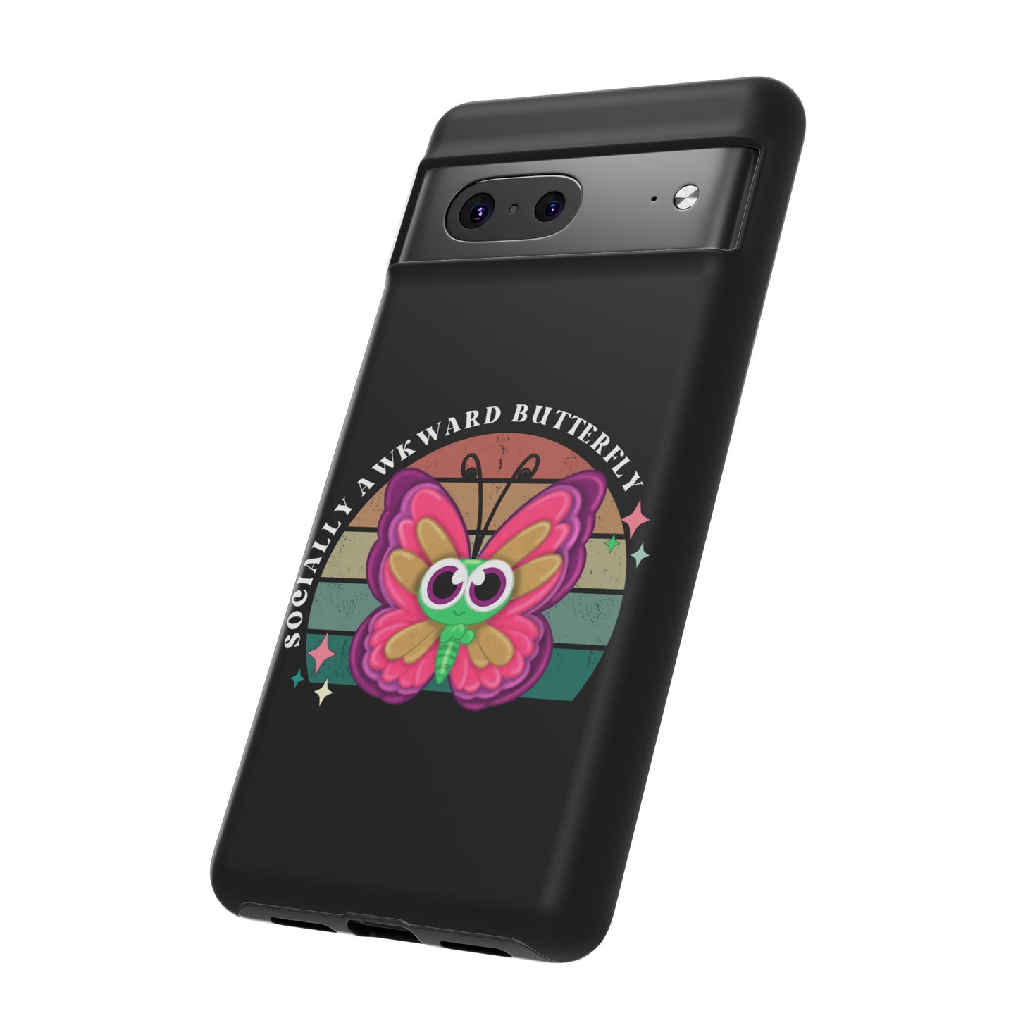 Socially Awkward Butterfly phone case Tough Cases