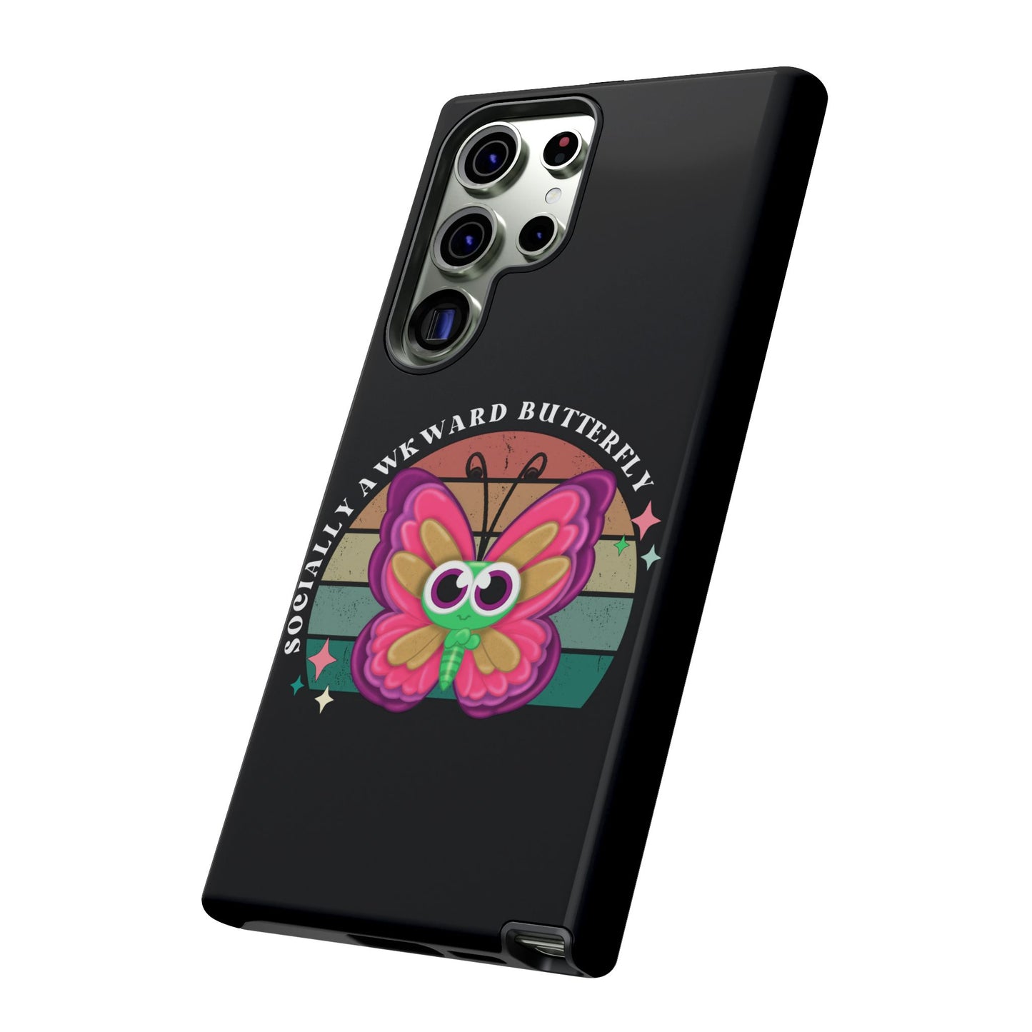 Socially Awkward Butterfly phone case Tough Cases