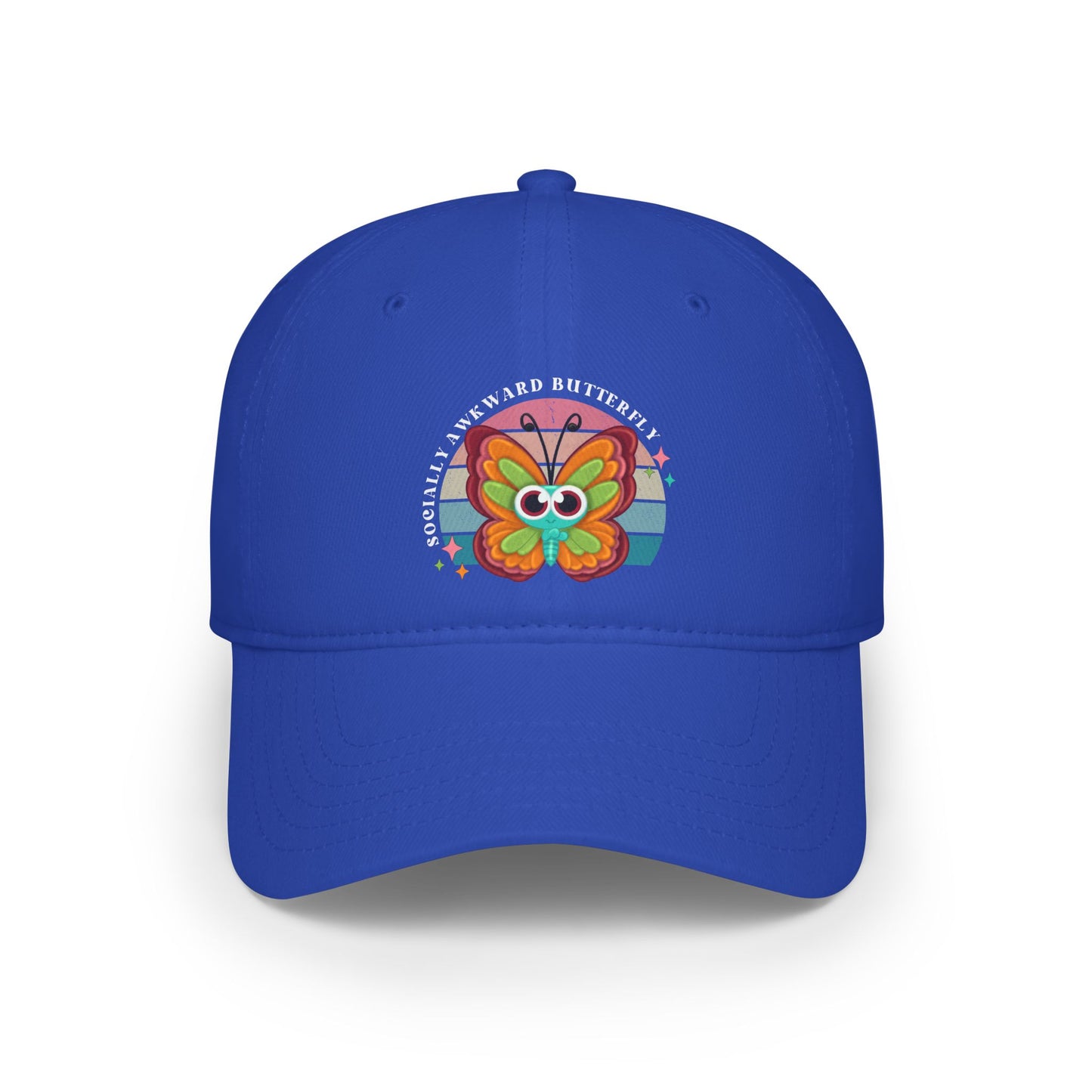 Socially Awkward Butterfly, OTTO, hat, Low Profile Baseball Cap