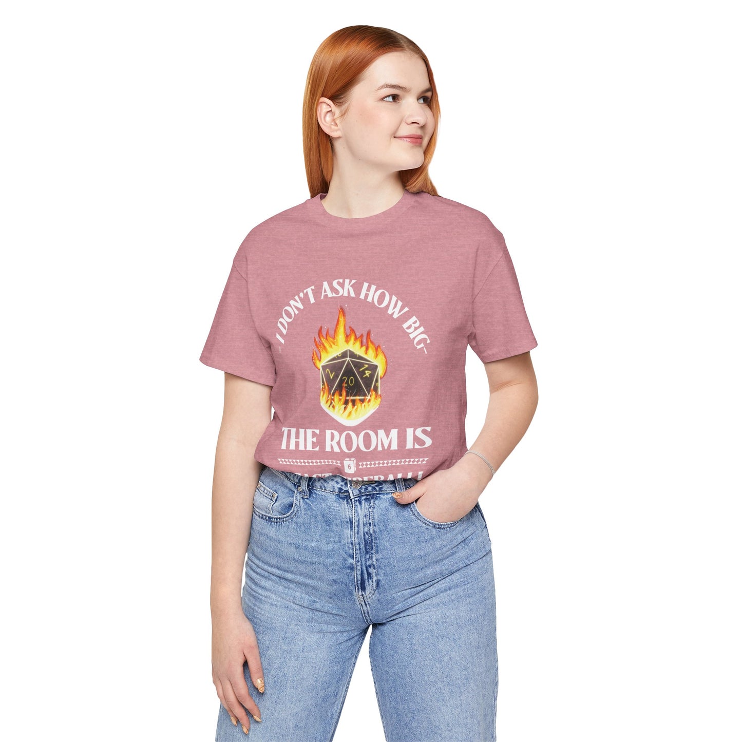 DnD, D&D, Cast fireball Unisex Tee, Introvert Meme Shirt, Funny Graphic Tee, Sarcastic T-Shirt, Humorous Top, Hilarious Quote Tee