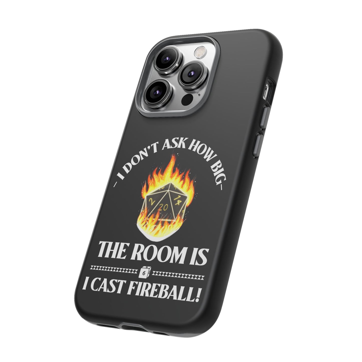 Phone Cases - d&d spell cast fireball