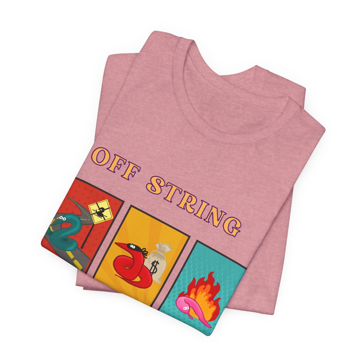 Worm on the String, Worm off the String, Crime Spree, Unisex Jersey Short Sleeve Tee