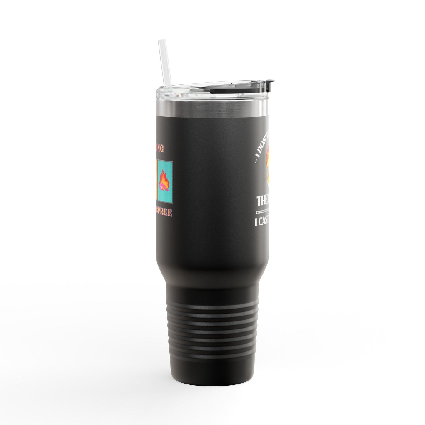 Travel Mug - d&d Spell Cast Fireball Design