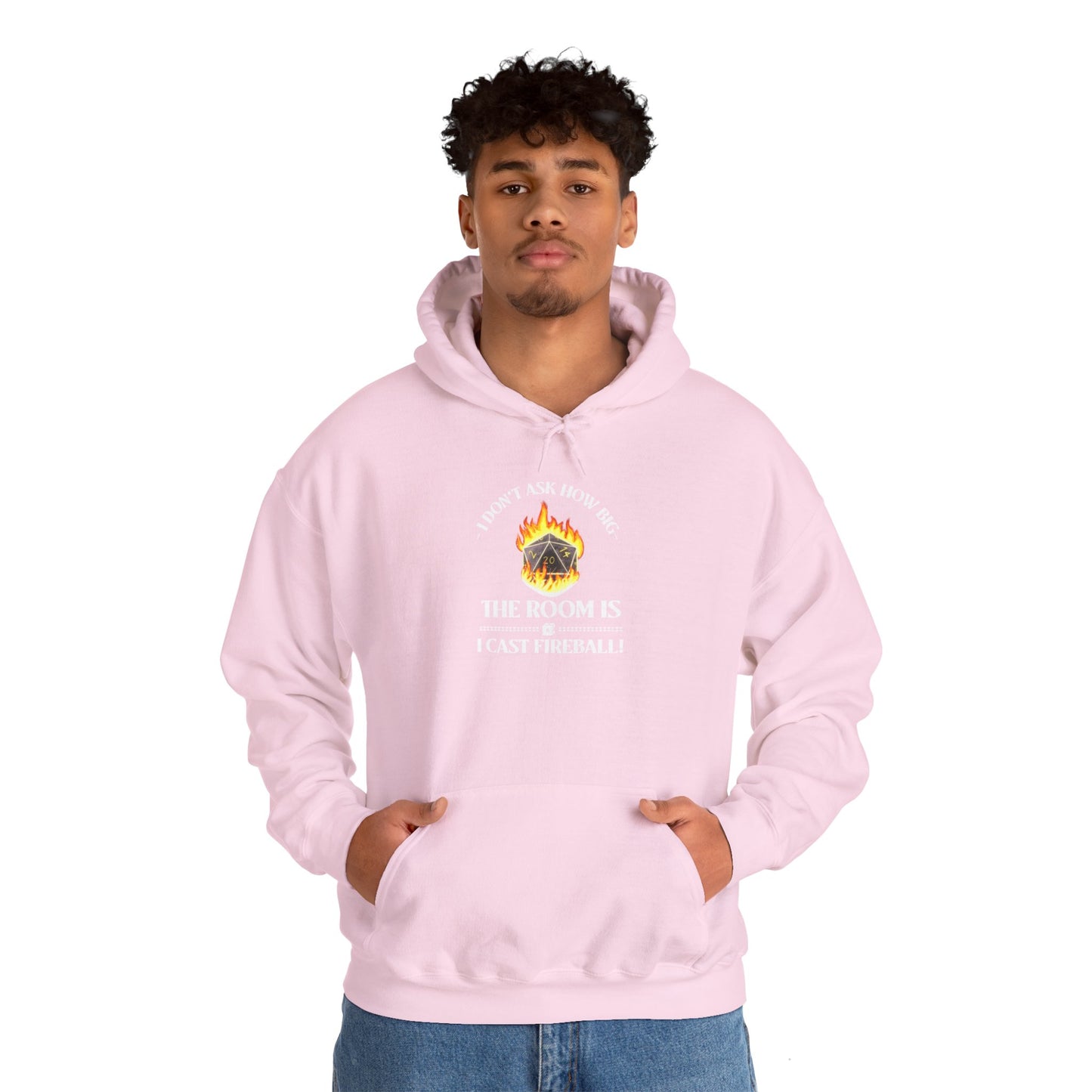 Hoodie - dnd Cast Fireball Design