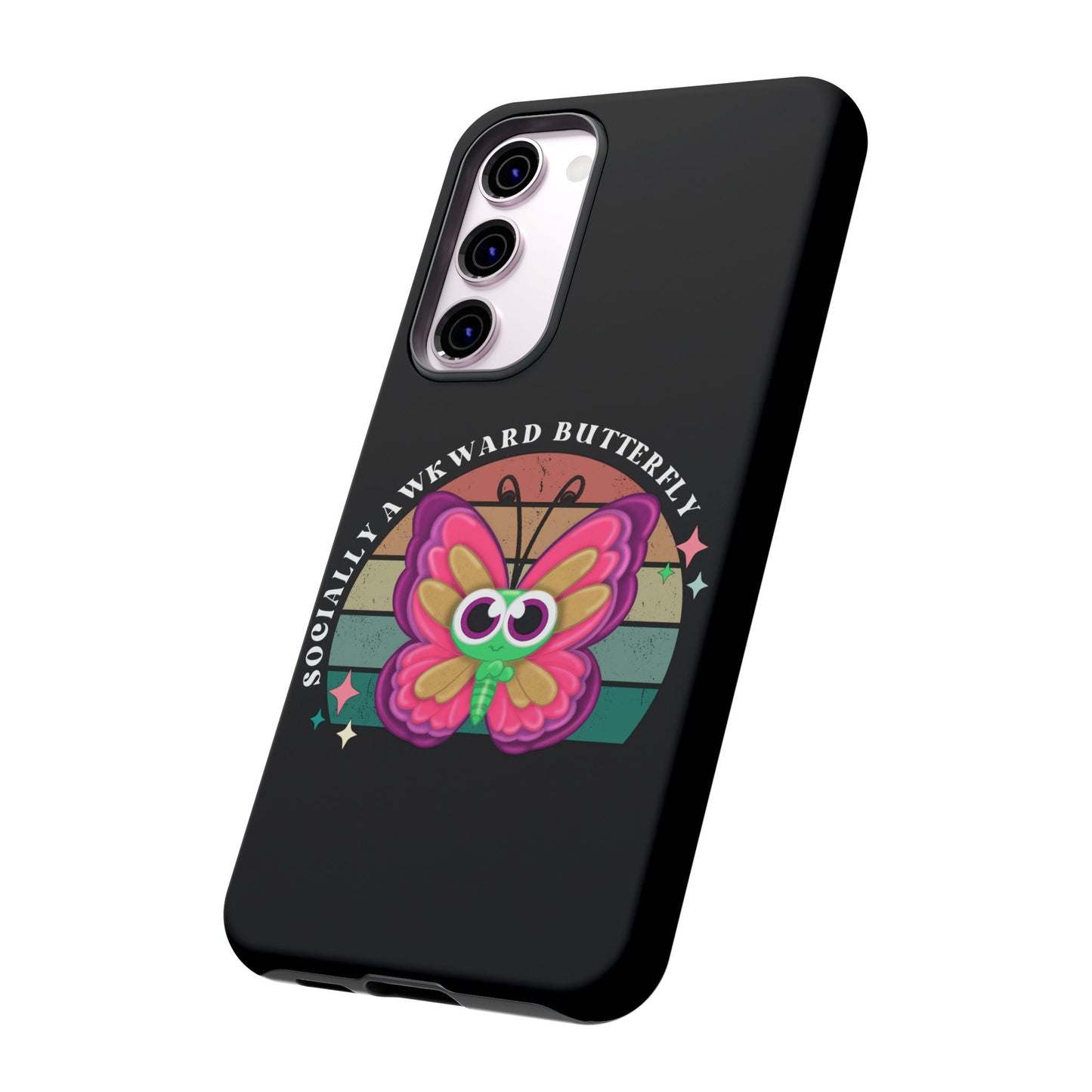 Socially Awkward Butterfly phone case Tough Cases