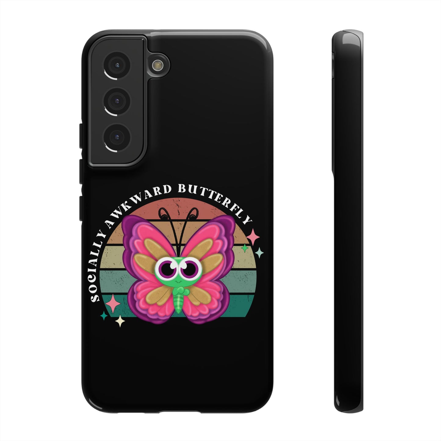 Socially Awkward Butterfly phone case Tough Cases
