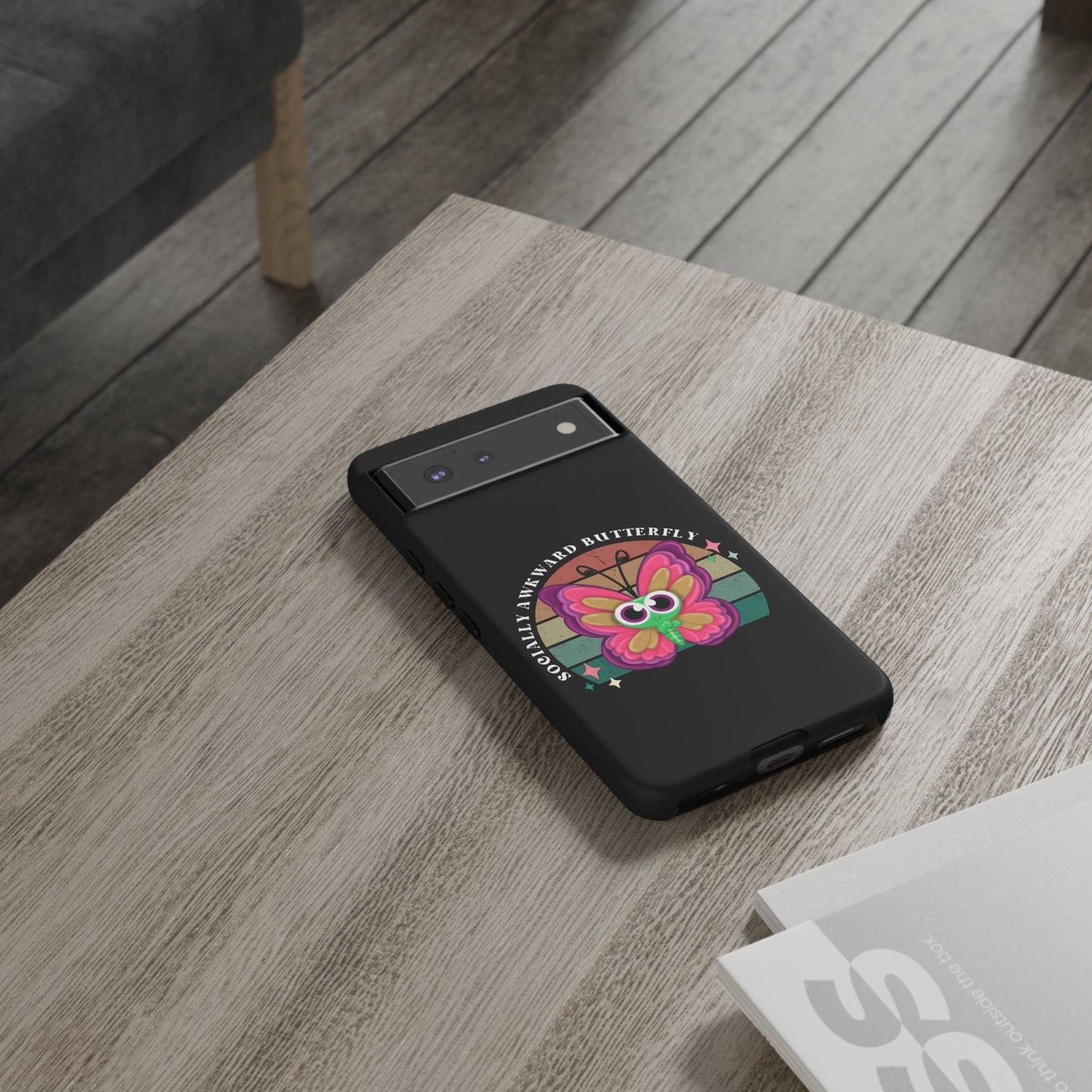 Socially Awkward Butterfly phone case Tough Cases