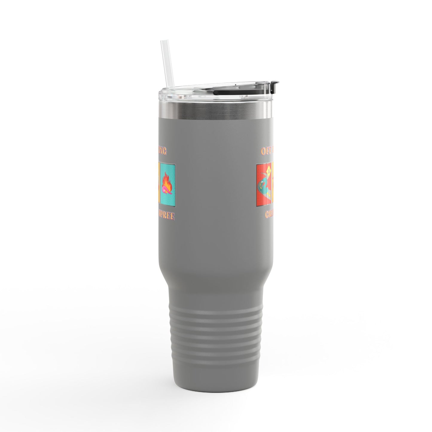 Worm off the String, Crime Spree, Insulated Travel Mug, 40oz