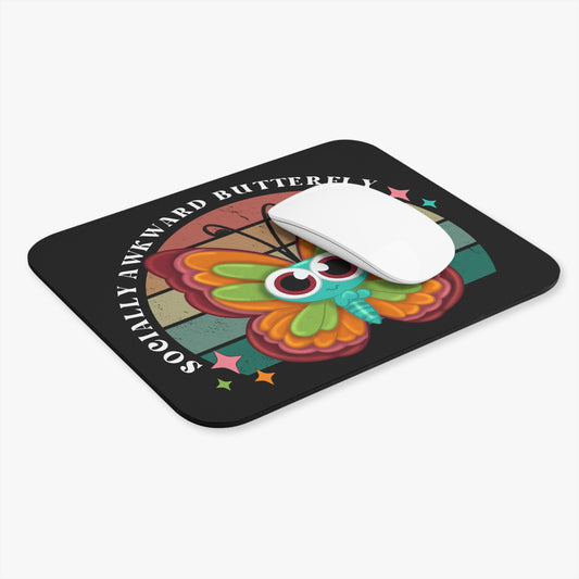 Socially Awkward Butterfly, Mouse Pad (Rectangle)