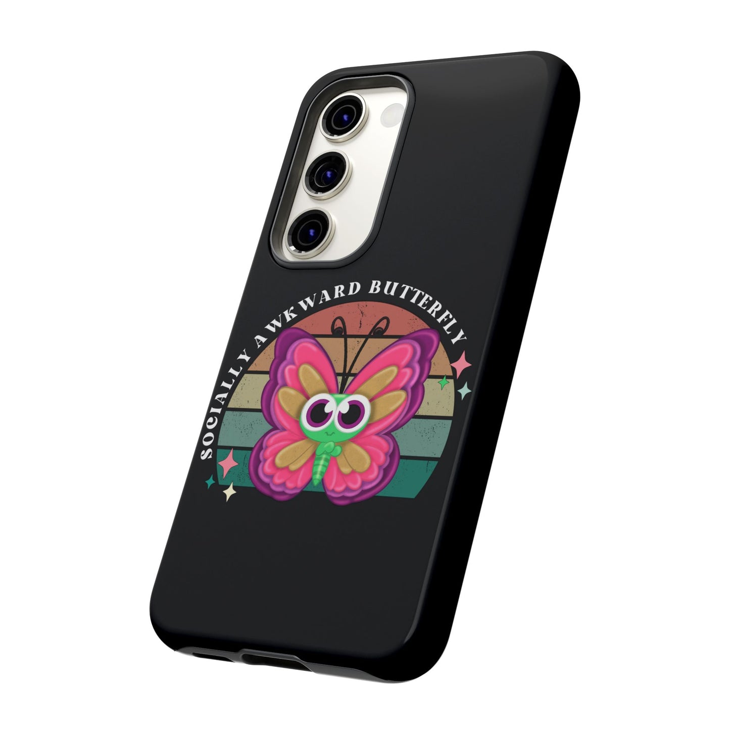 Socially Awkward Butterfly phone case Tough Cases